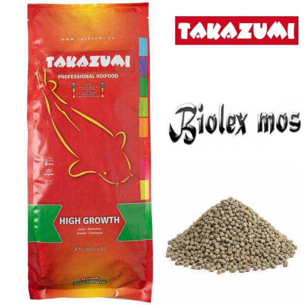 Takazumi Koi-Futter High Growth - Wachstumsfutter 2,5 Kg