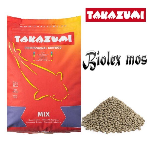Takazumi Koi-Futter Mix Farb- & Wachstumsfutter 4,5 Kg