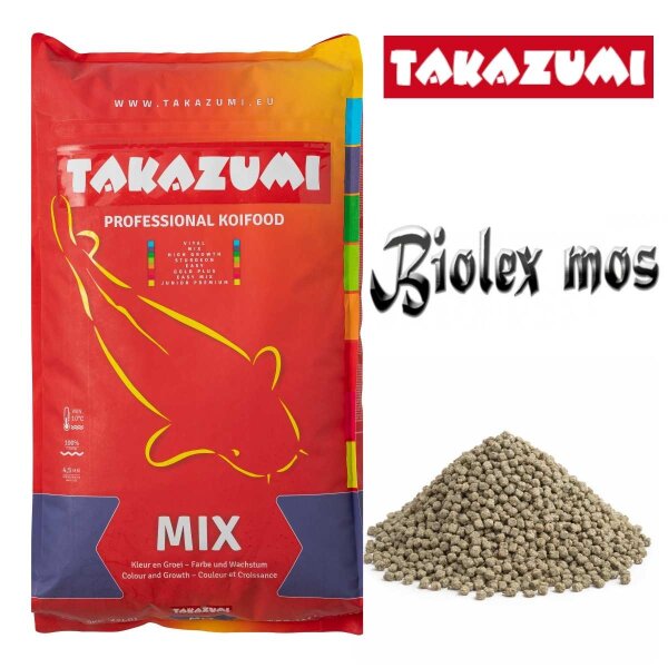 Takazumi Koi-Futter Mix Farb- & Wachstumsfutter 10,0kg