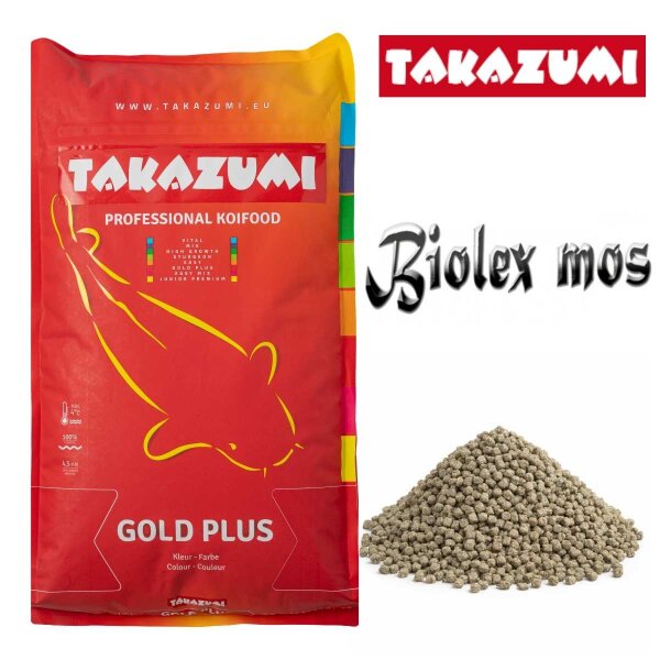 Takazumi Koi-Futter Gold Plus - Ganzjahres Futter 10 Kg