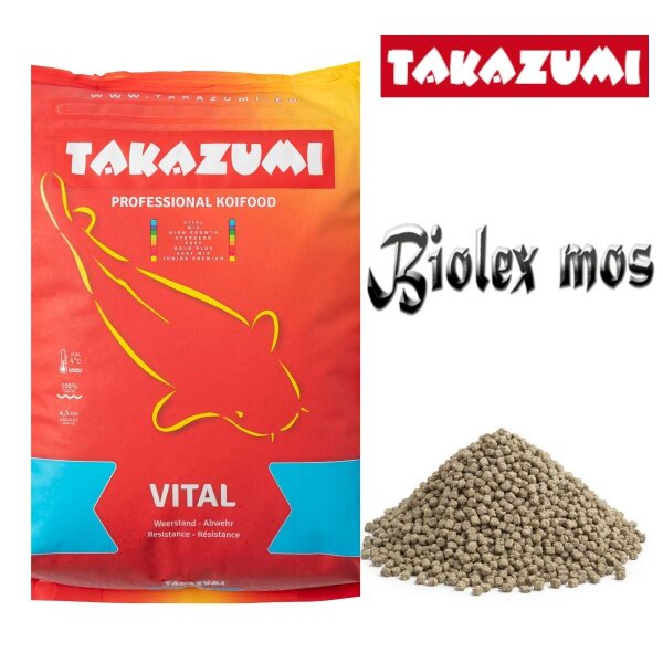 Takazumi Koi-Futter Vital - Abwehr- & Gesundheitsfutter 4,5 Kg